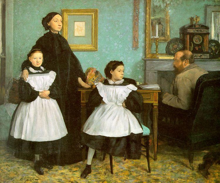 Edgar Degas The Bellelli Family France oil painting art